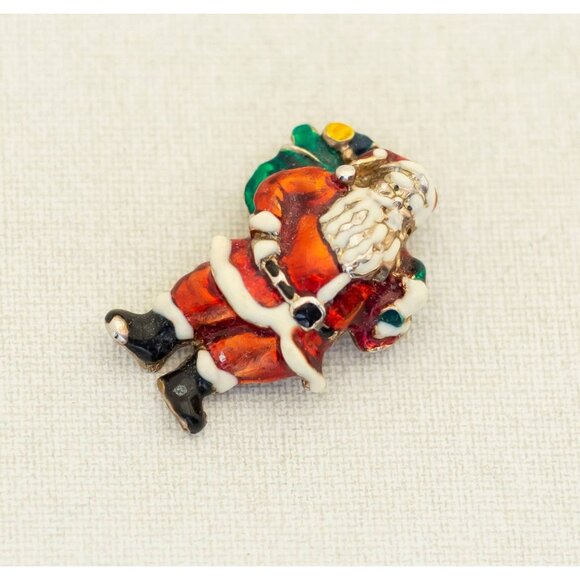 Vintage Santa Claus Brooch - T21 - Picture 1 of 2
